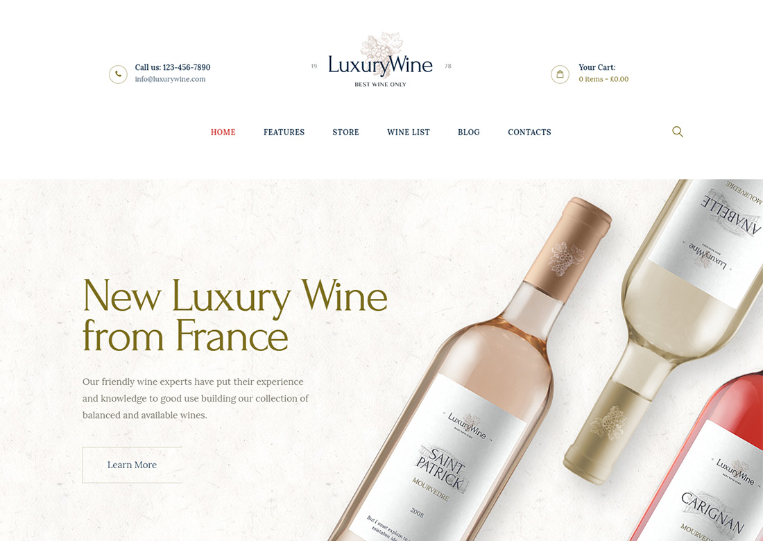 Những lưu ý quan trọng khi thiết kế Website ngành rượu?