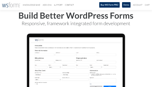 Giới thiệu WsForm, phần mềm xây dựng WordPress Form đa tính năng vô cùng mạnh mẽ